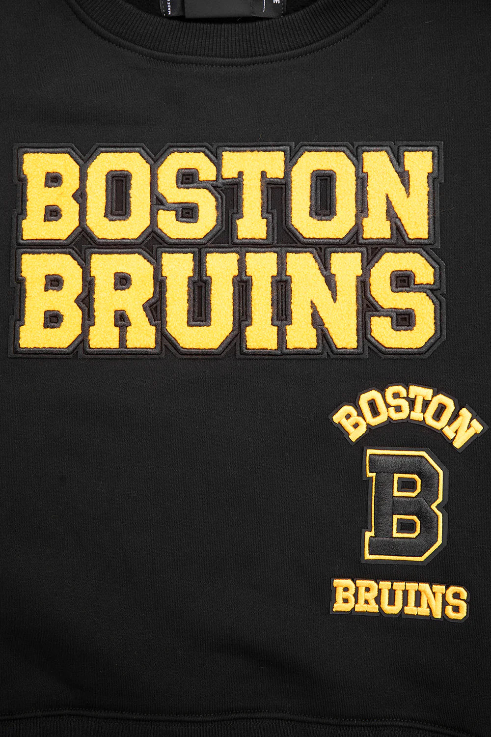 NHL BOSTON BRUINS RETRO CLASSIC WOMEN'S RIB CREWNECK