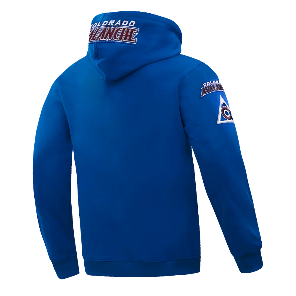 NHL COLORADO AVALANCHE CLASSIC CHENILLE MEN'S PULLOVER HOODIE