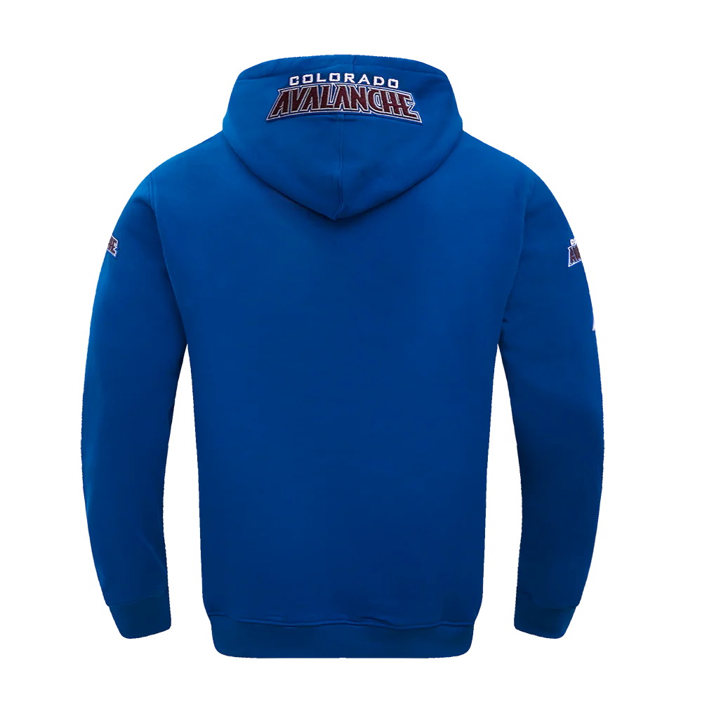 NHL COLORADO AVALANCHE CLASSIC CHENILLE MEN'S PULLOVER HOODIE