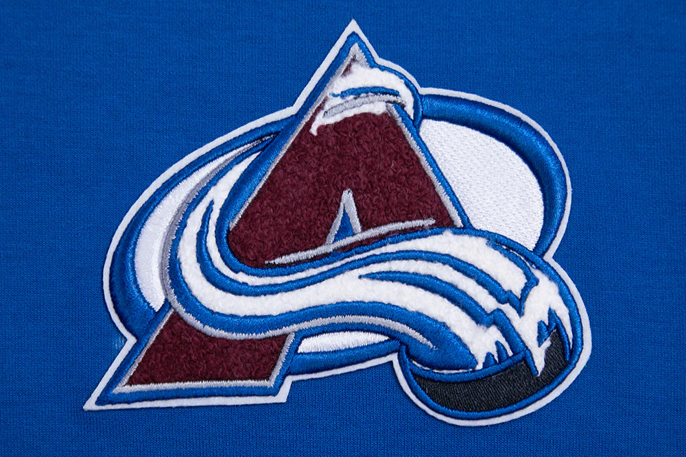 NHL COLORADO AVALANCHE CLASSIC CHENILLE MEN'S PULLOVER HOODIE