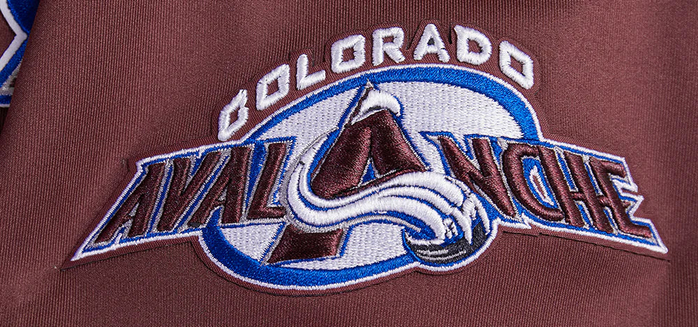 NHL COLORADO AVALANCHE CLASSIC CHENILLE MEN'S TRACK JACKET