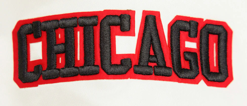 NHL CHICAGO BLACKHAWKS RETRO CLASSIC RIB SATIN JACKET