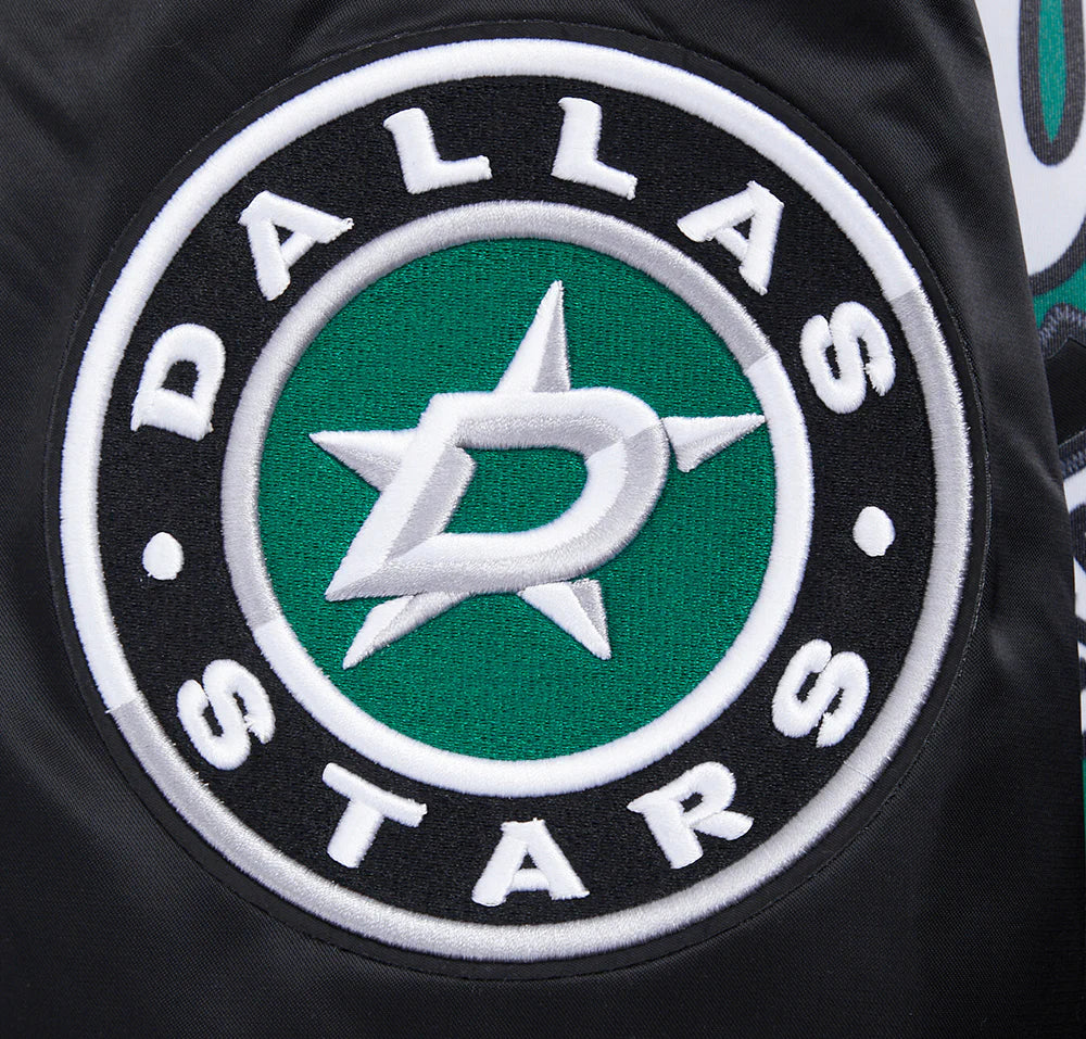 NHL DALLAS STARS SCRIPT TAIL MEN'S SATIN JACKET