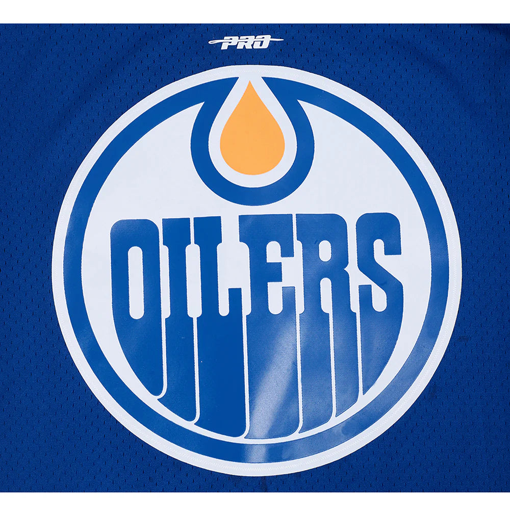 NHL EDMONTON OILERS CLASSIC MESH MEN'S BUTTON DOWN SHIRT
