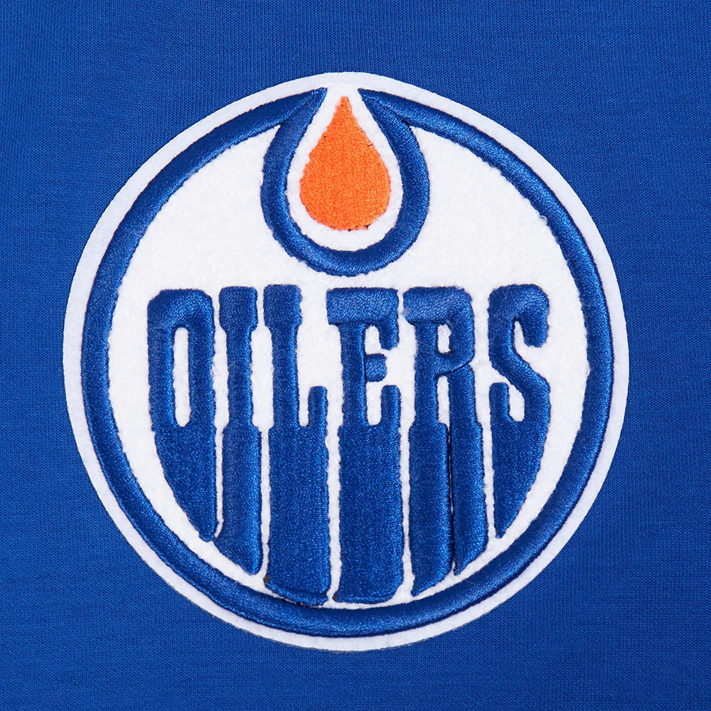 NHL EDMONTON OILERS CLASSIC MEN'S CHENILLE DK PO HOODIE