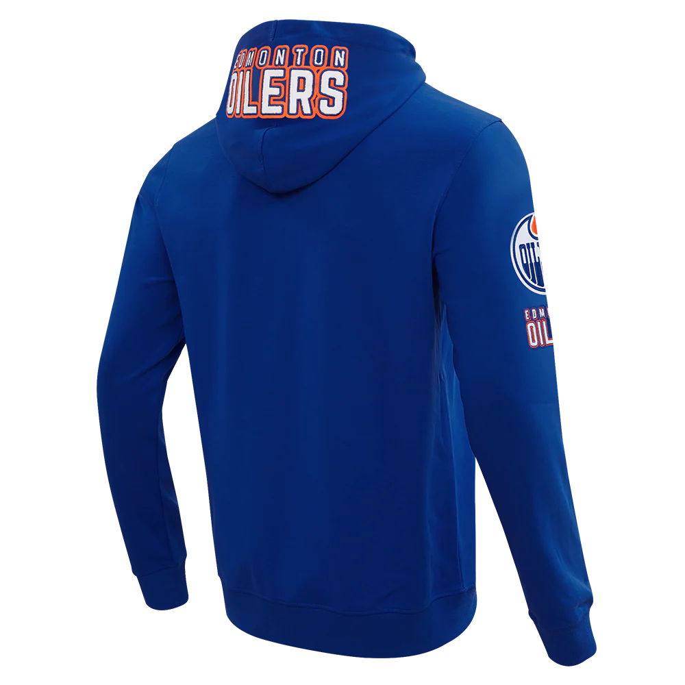 NHL EDMONTON OILERS CLASSIC MEN'S CHENILLE FZ DK PO HOODIE