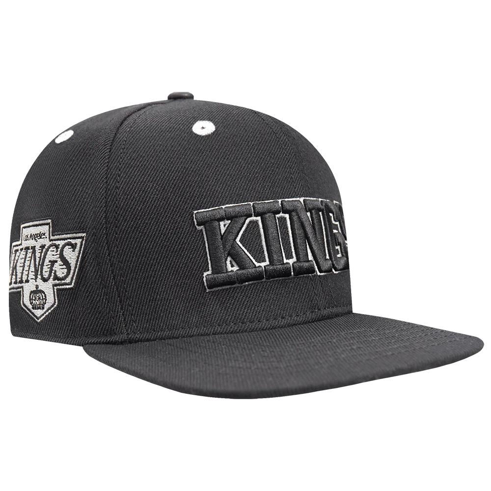 NHL LOS ANGELES KINGS RETRO CLASSIC UNISEX WORDMARK LOGO WOOL SNAPBACK