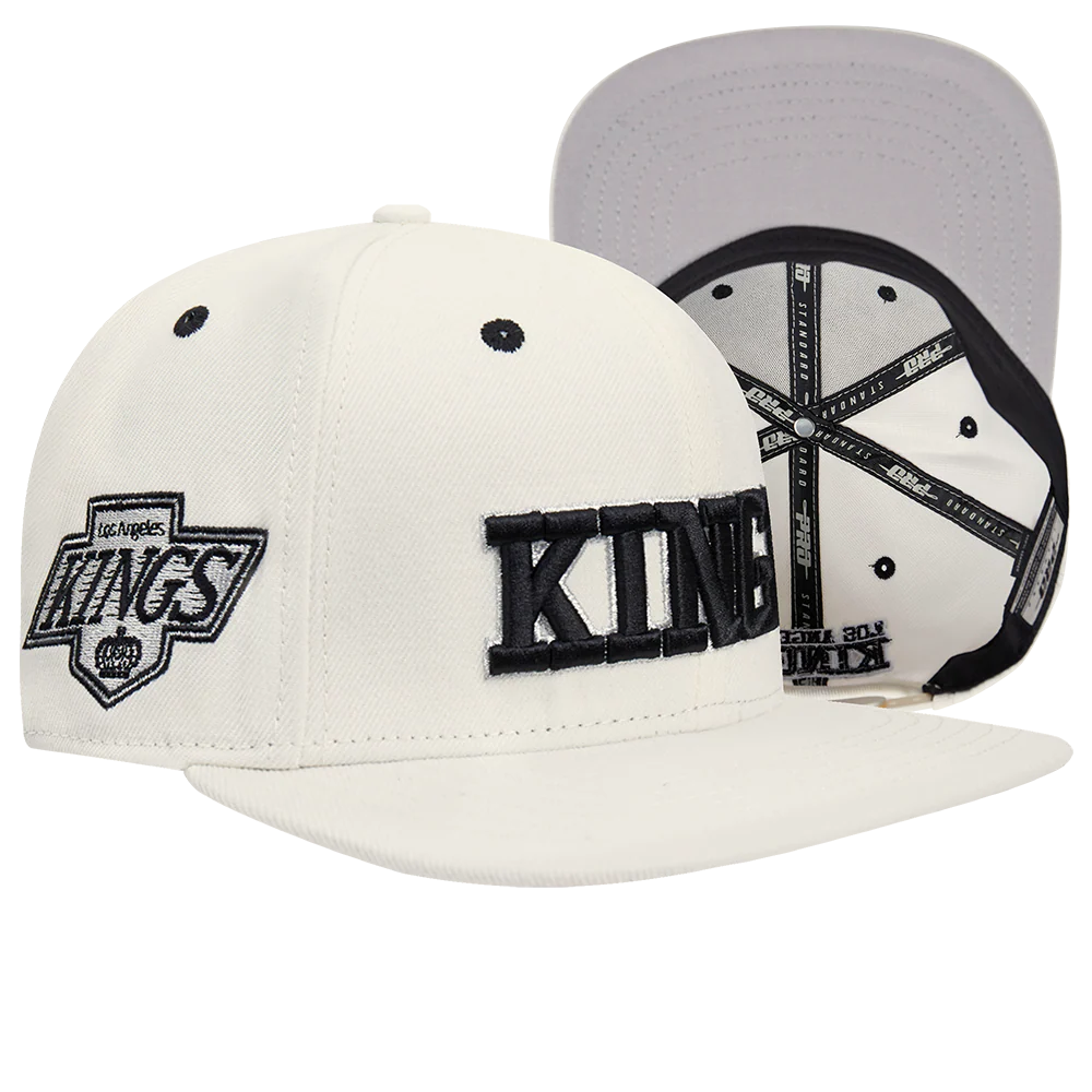 NHL LOS ANGELES KINGS RETRO CLASSIC UNISEX WORDMARK LOGO WOOL SNAPBACK