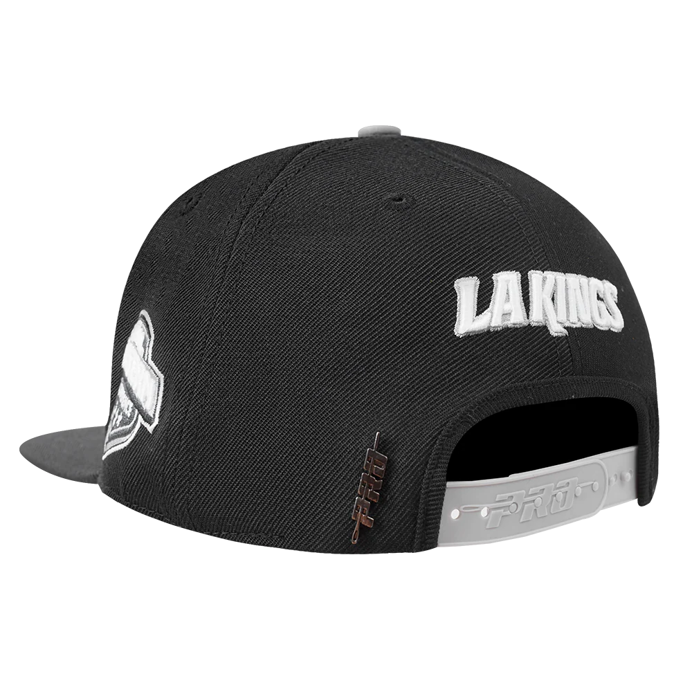 NHL LOS ANGELES KINGS OLD ENGLISH UNISEX 6 PANEL SNAPBACK HAT