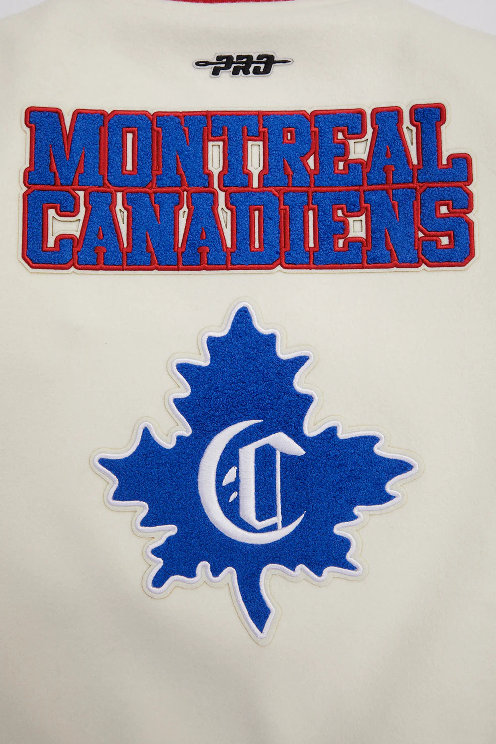 NHL MONTREAL CANADIENS RETRO CLASSIC WOMEN'S RIB WOOL VARSITY JACKET