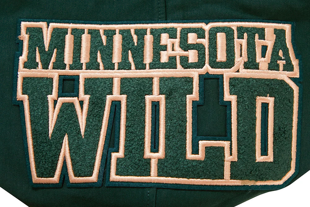 NHL MINNESOTA WILD CLASSIC CHENILLE MEN'S PULLOVER HOODIE