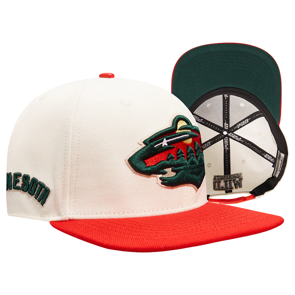 NHL MINNESOTA WILD RETRO CLASSIC UNISEX PRIMARY LOGO WOOL SNAPBACK HAT