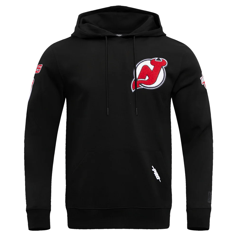 NHL NEW JERSEY DEVILS CLASSIC CHENILLE MEN'S PULLOVER HOODIE