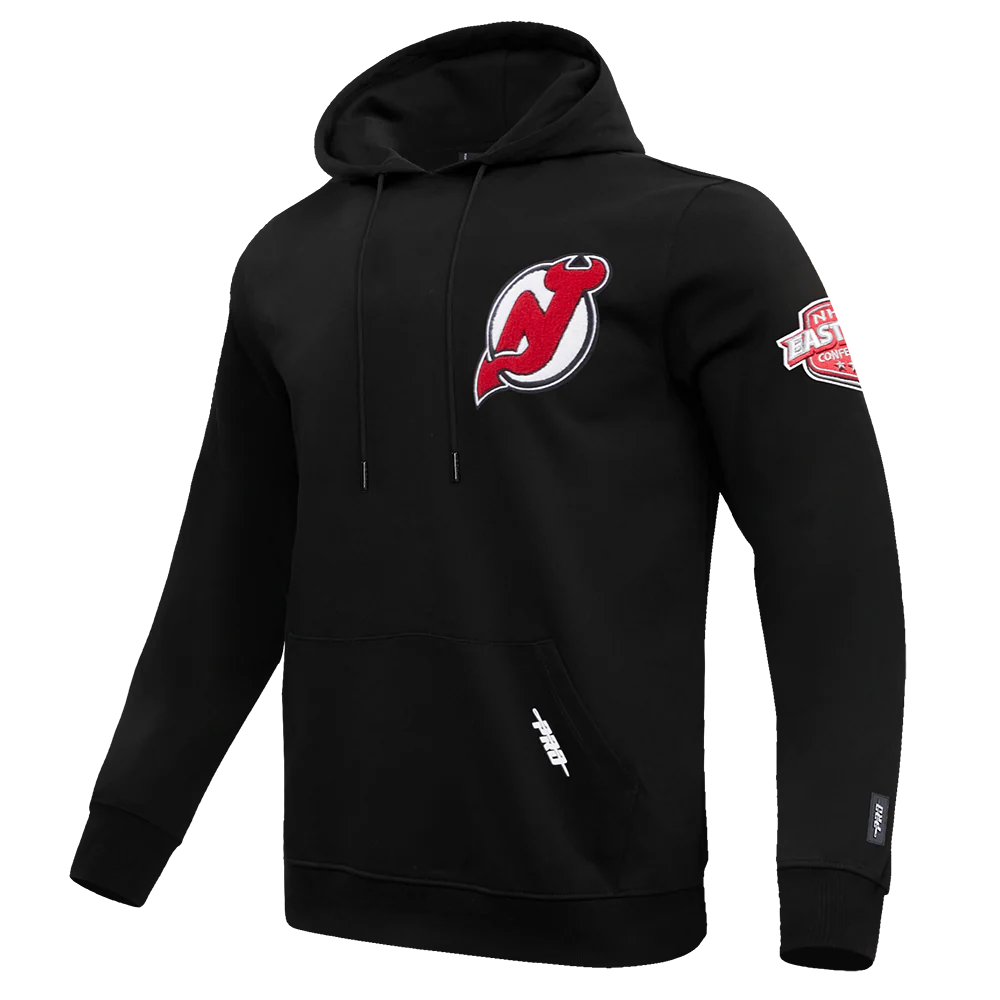 NHL NEW JERSEY DEVILS CLASSIC CHENILLE MEN'S PULLOVER HOODIE