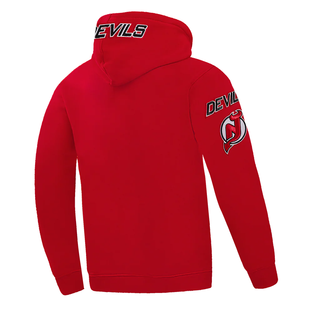 NHL NEW JERSEY DEVILS CLASSIC CHENILLE MEN'S PULLOVER HOODIE