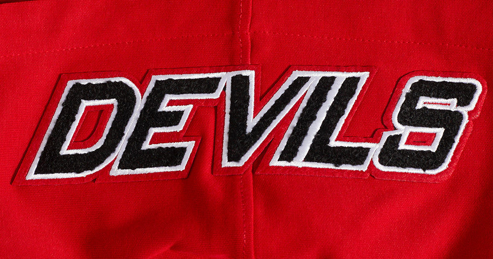 NHL NEW JERSEY DEVILS CLASSIC CHENILLE MEN'S PULLOVER HOODIE