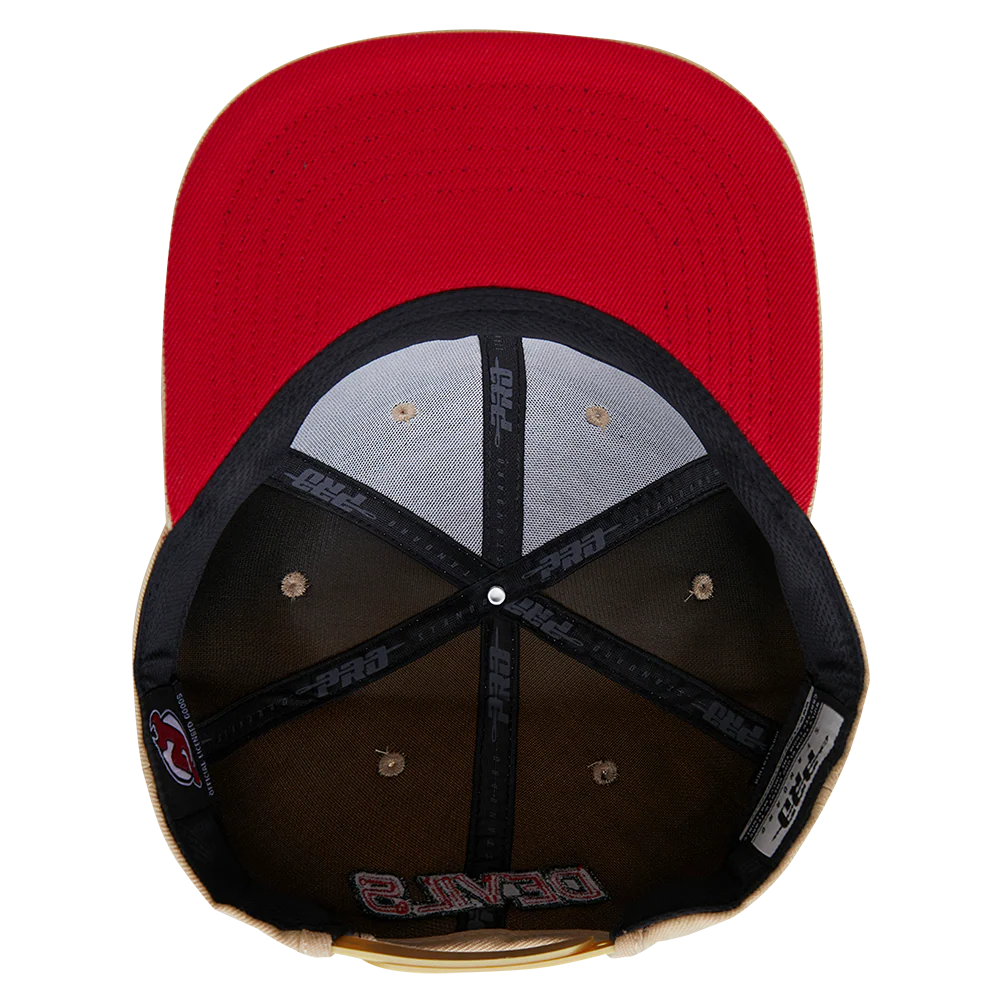NHL NEW JERSEY DEVILS HYBRID WOVEN WOOL SNAPBACK HAT