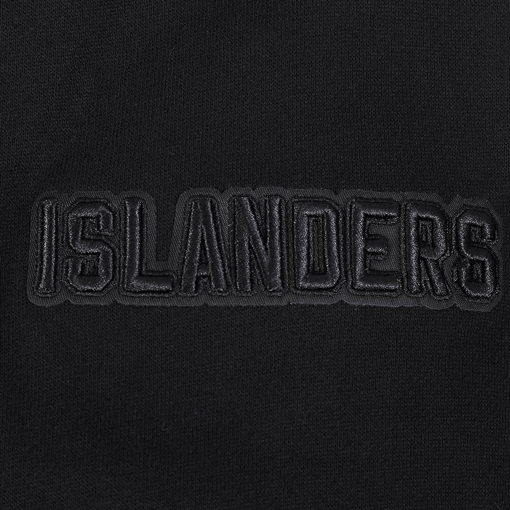 NHL NEW YORK ISLANDERS NEUTRAL MEN'S DROP SHOULDER FLEECE PULLOVER HOODIE