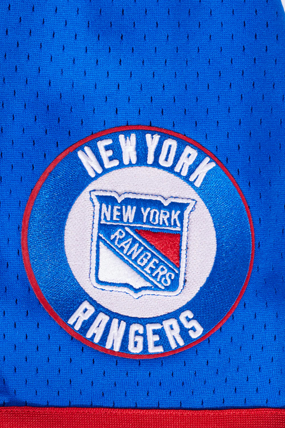 NHL NEW YORK RANGERS CLASSIC MEN'S MESH BUTTON DOWN JERSEY