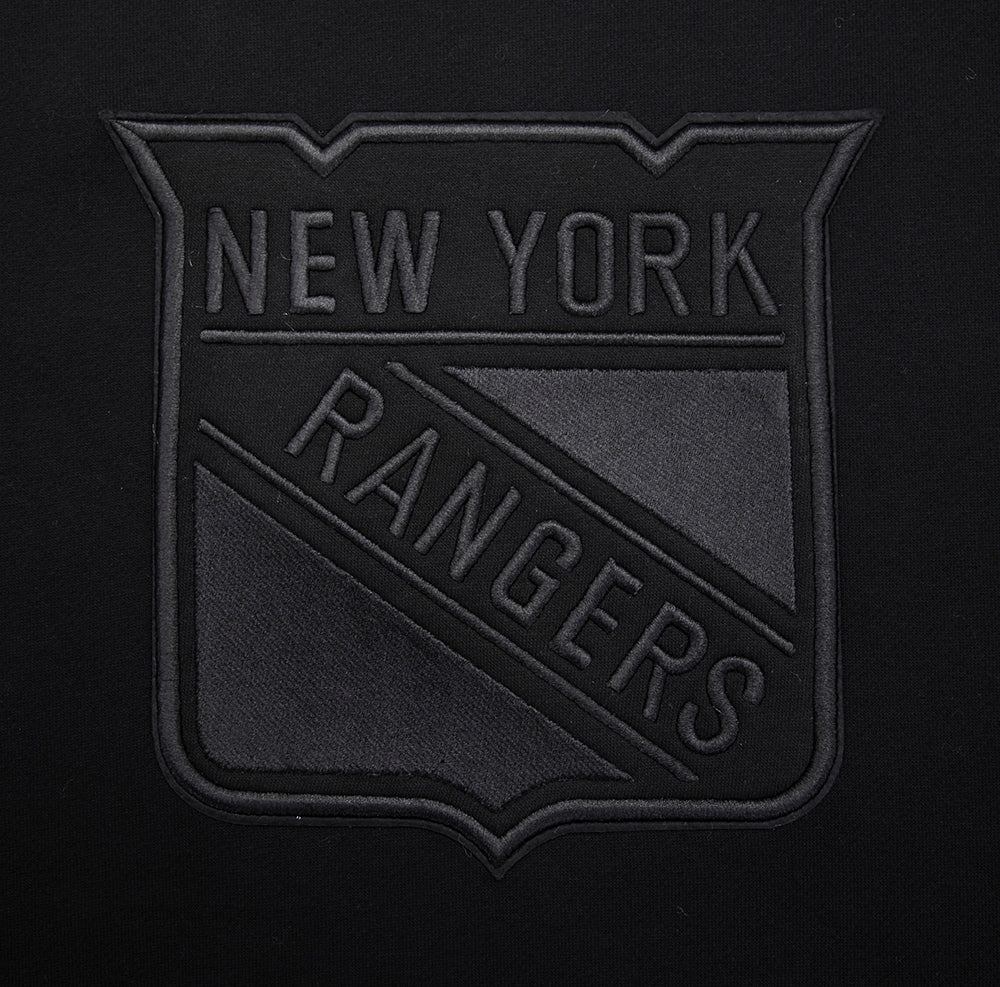 NHL NEW YORK RANGERS NEUTRAL DROP SHOULDER FLEECE CREWNECK