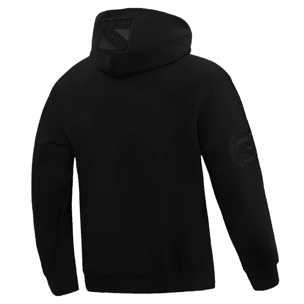 NHL NEW YORK RANGERS NEUTRAL DROP SHOULDER FLEECE PULLOVER HOODIE