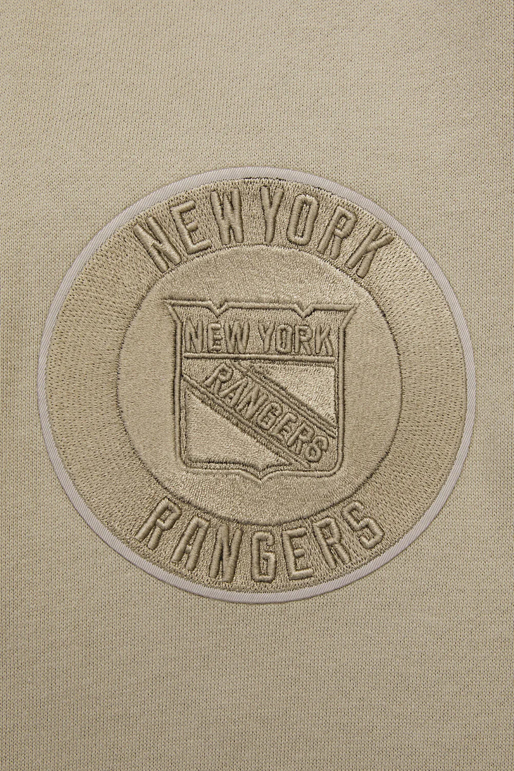 NHL NEW YORK RANGERS NEUTRAL DROP SHOULDER FLEECE PULLOVER HOODIE