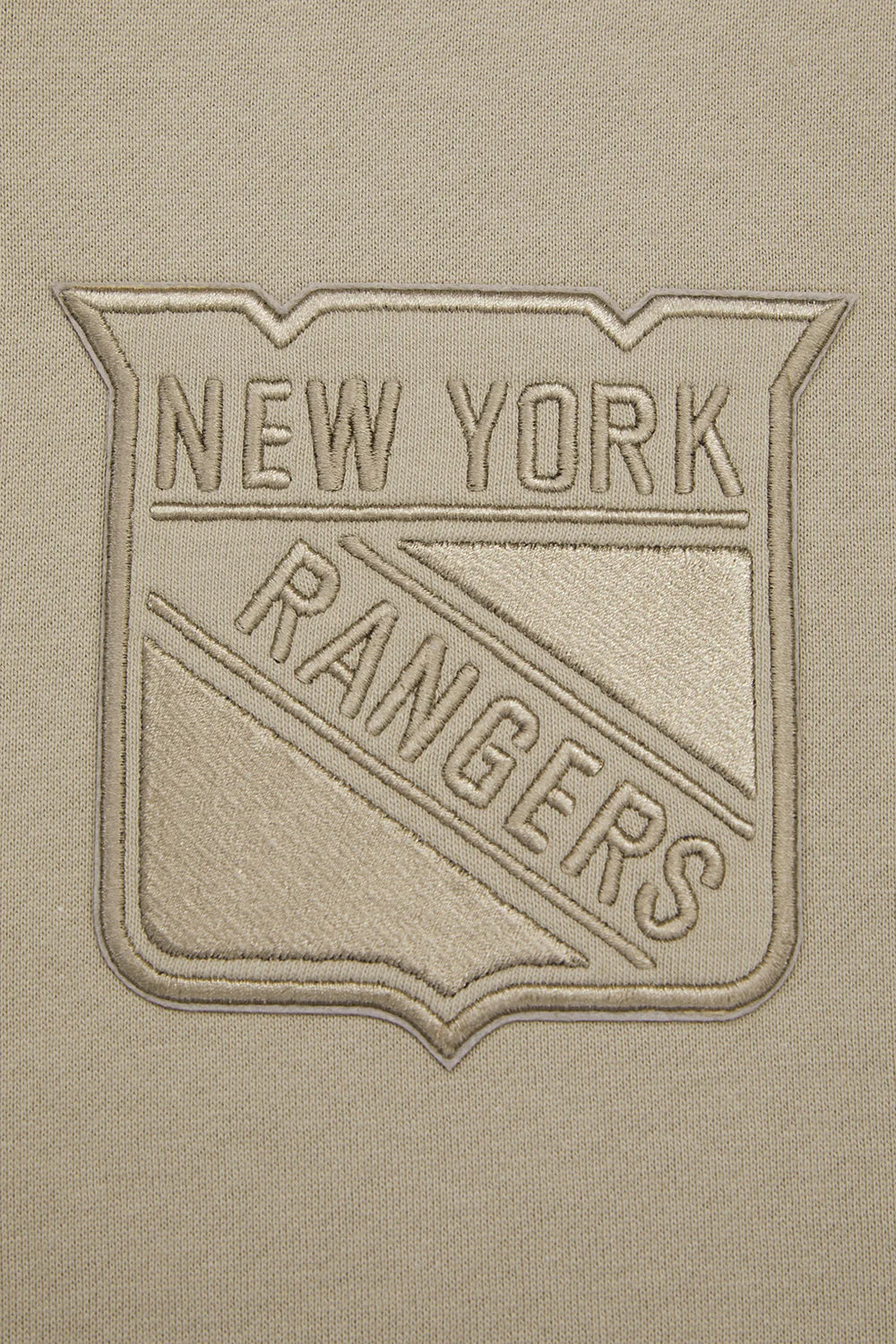 NHL NEW YORK RANGERS NEUTRAL DROP SHOULDER FLEECE PULLOVER HOODIE