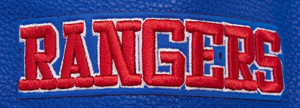 NHL NEW YORK RANGERS RETRO CLASSIC WOMEN'S RIB WOOL VARSITY JACKET