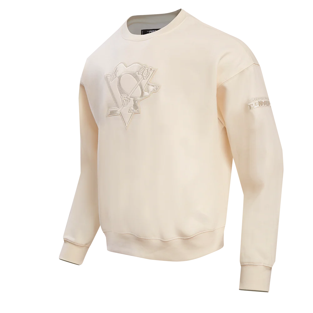 NHL PITTSBURGH PENGUINS NEUTRAL DROP SHOULDER MEN'S CREWNECK