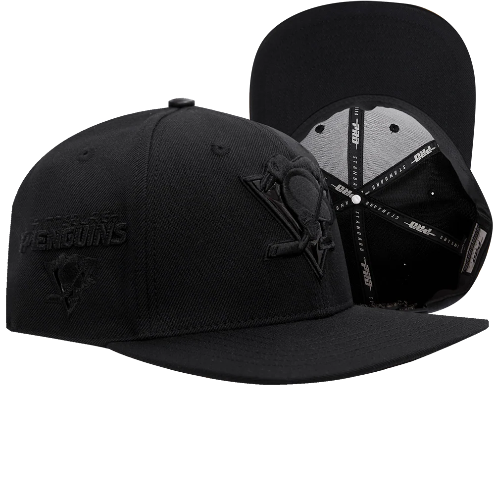 NHL PITTSBURGH PENGUINS CLASSIC 3BK WOOL UNISEX SNAPBACK HAT