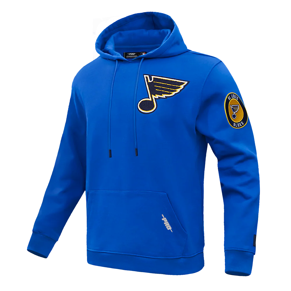 NHL ST. LOUIS BLUES CLASSIC CHENILLE MEN'S PULLOVER HOODIE
