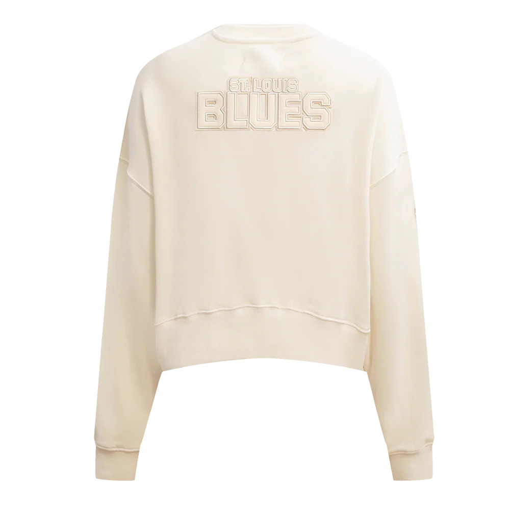 NHL ST. LOUIS BLUES NEUTRAL WOMEN'S CREWNECK