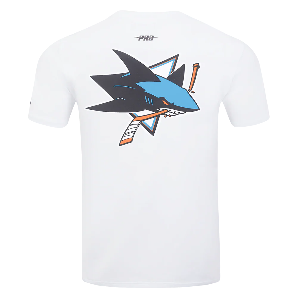 NHL SAN JOSE SHARKS CLASSIC MESH MEN'S SJ STRIPED TEE