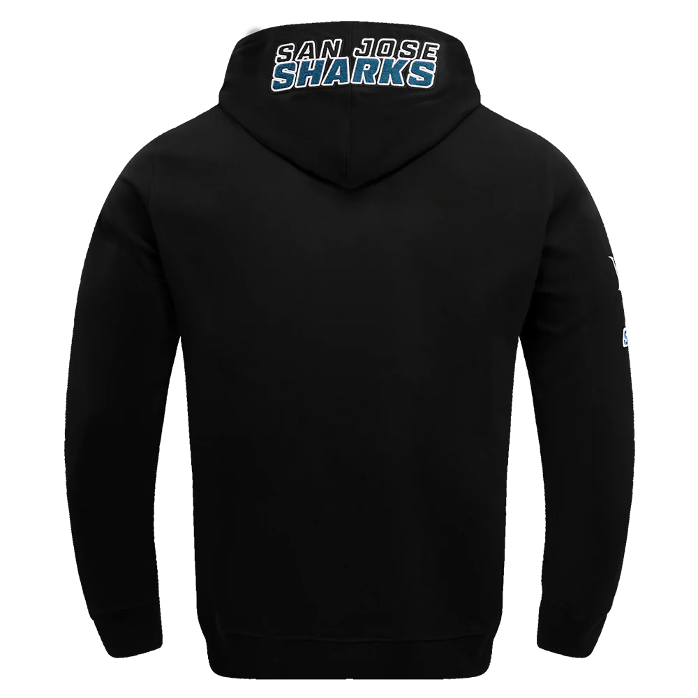NHL SAN JOSE SHARKS CLASSIC CHENILLE MEN'S PO HOODIE