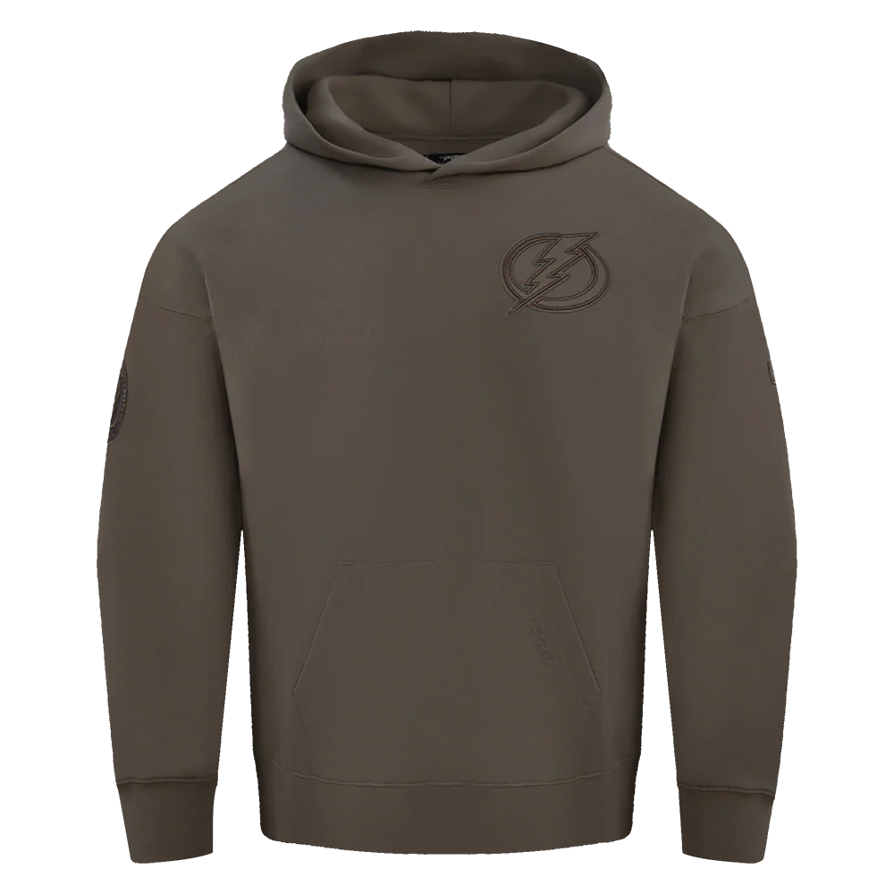 NHL TAMPA BAY LIGHTNING NEUTRAL MEN'S DROP SHOULDER PULLOVER HOODIE