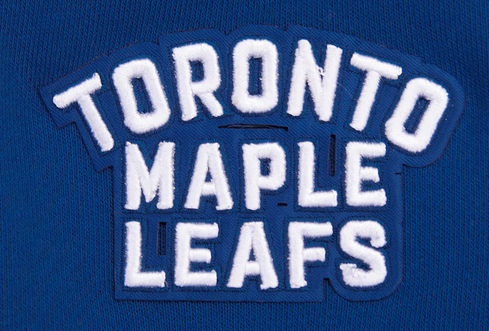 NHL TORONTO MAPLE LEAFS RETRO CLASSIC WOMEN'S RIB CROPPED PULLOVER HOODIE