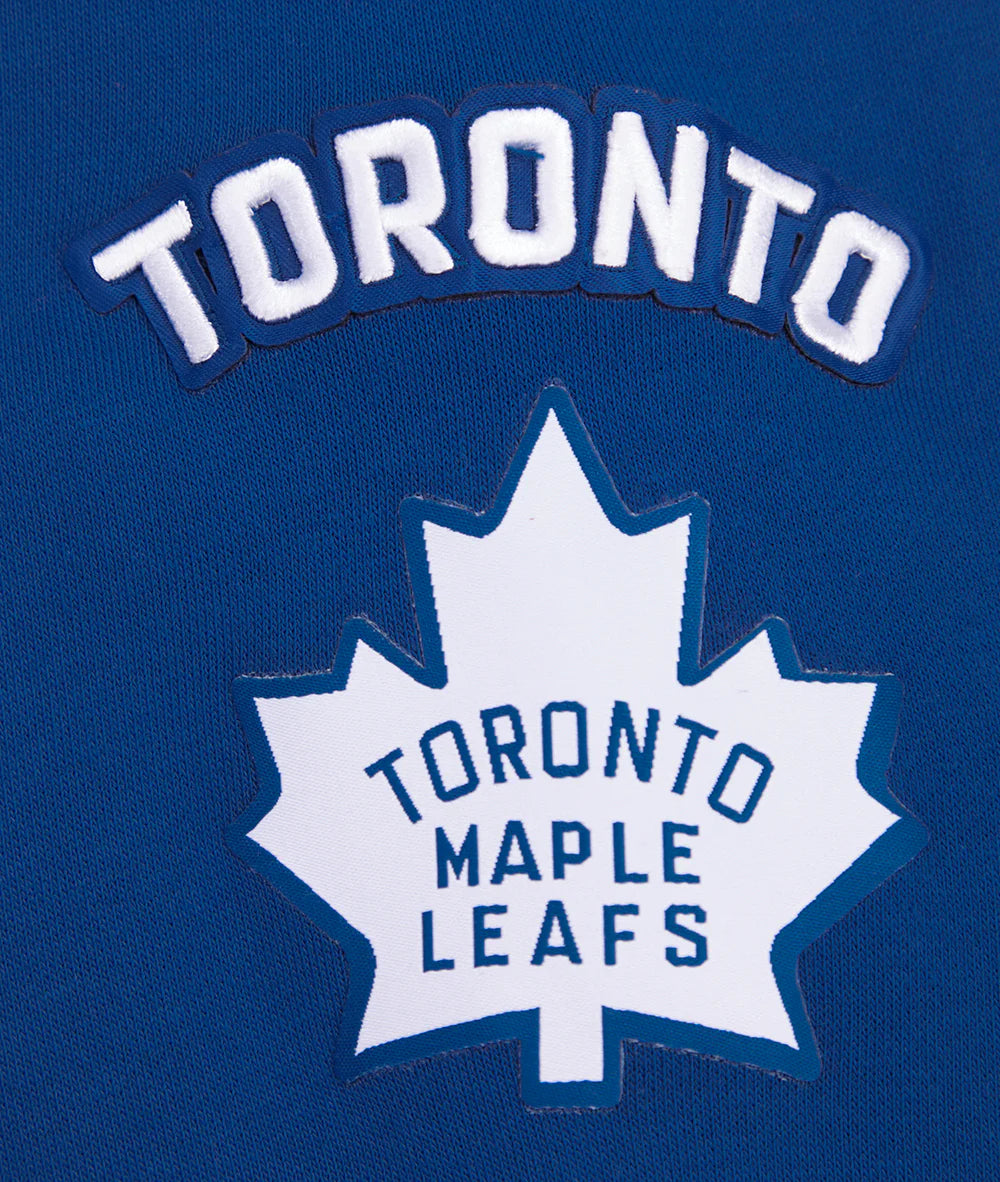 NHL TORONTO MAPLE LEAFS RETRO CLASSIC WOMEN'S RIB CROPPED PULLOVER HOODIE