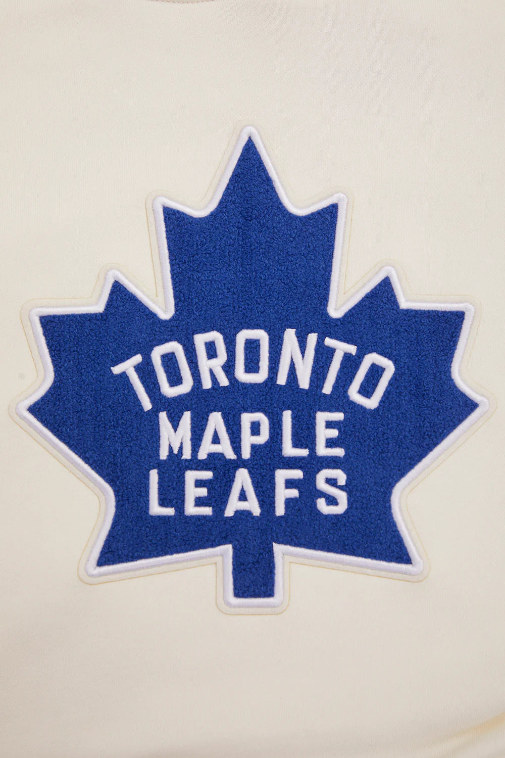 NHL TORONTO MAPLE LEAFS RETRO CLASSIC WOMEN'S RIB CROPPED PULLOVER HOODIE