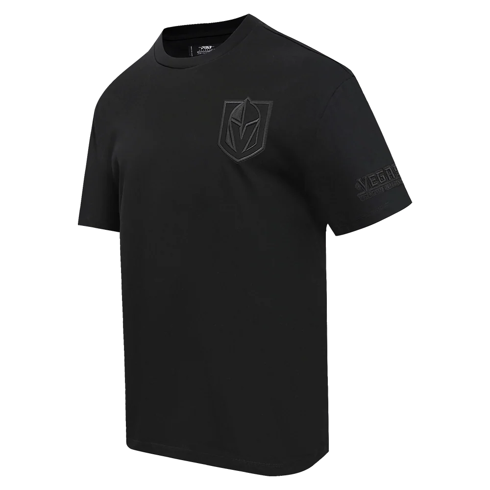NHL VEGAS GOLDEN KNIGHTS NEUTRAL COTTON JERSEY DROP SHOULDER TEE
