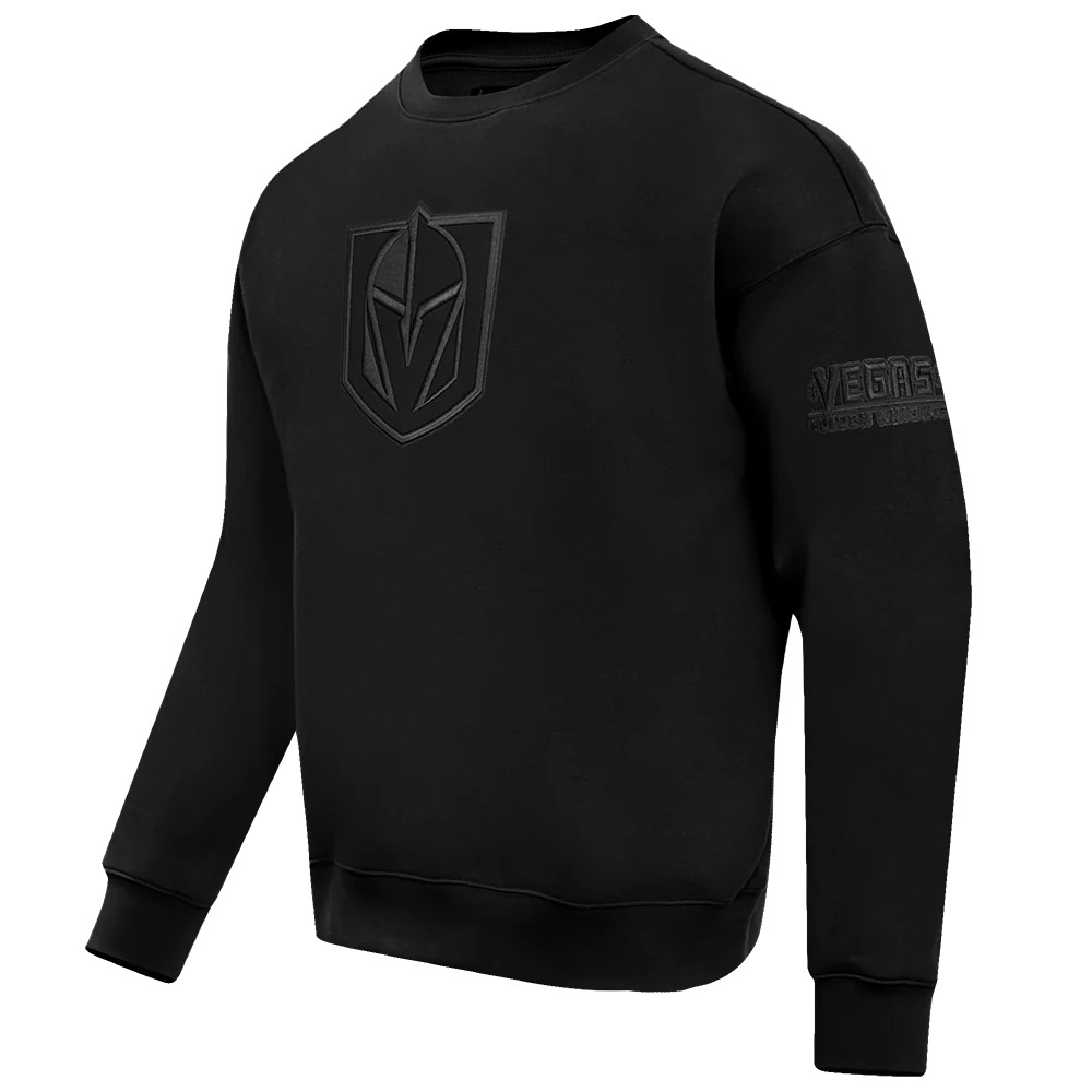 NHL VEGAS GOLDEN KNIGHTS NEUTRAL DROP SHOULDER FLEECE CREWNECK