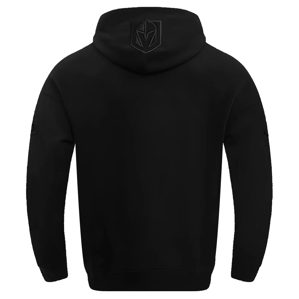 NHL VEGAS GOLDEN KNIGHTS NEUTRAL DROP SHOULDER FLEECE PULLOVER HOODIE