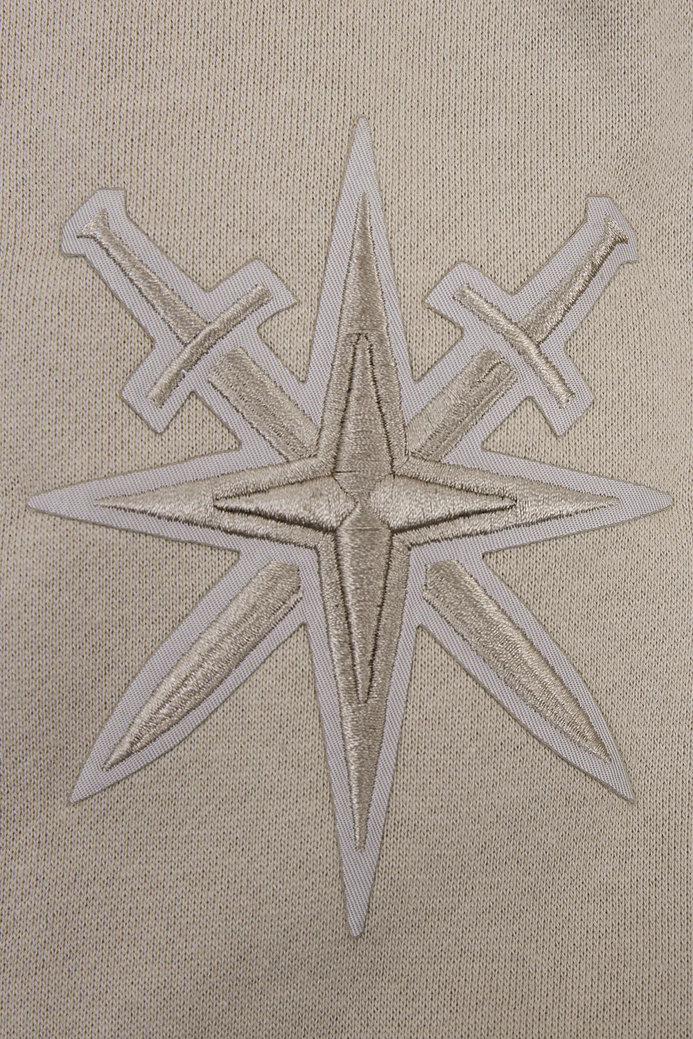 NHL VEGAS GOLDEN KNIGHTS NEUTRAL DROP SHOULDER FLEECE PULLOVER HOODIE