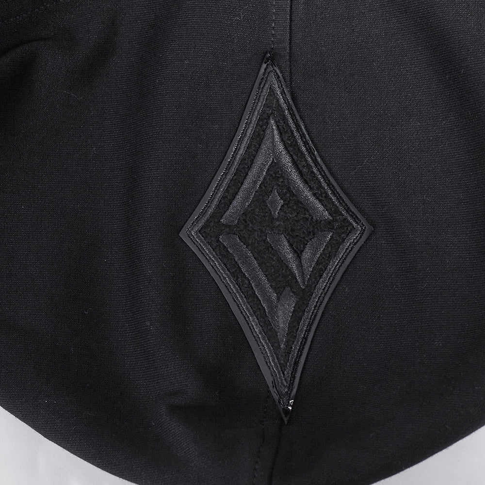 WNBA LAS VEGAS ACES TRIPLE BLACK MEN'S DOUBLE KNIT PULLOVER HOODIE
