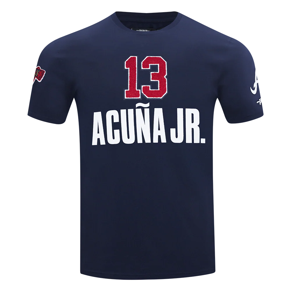 MLB ATLANTA BRAVES RONALD ACUNA JR. #13 CLASSIC MEN'S SINGLE JERSEY TOP