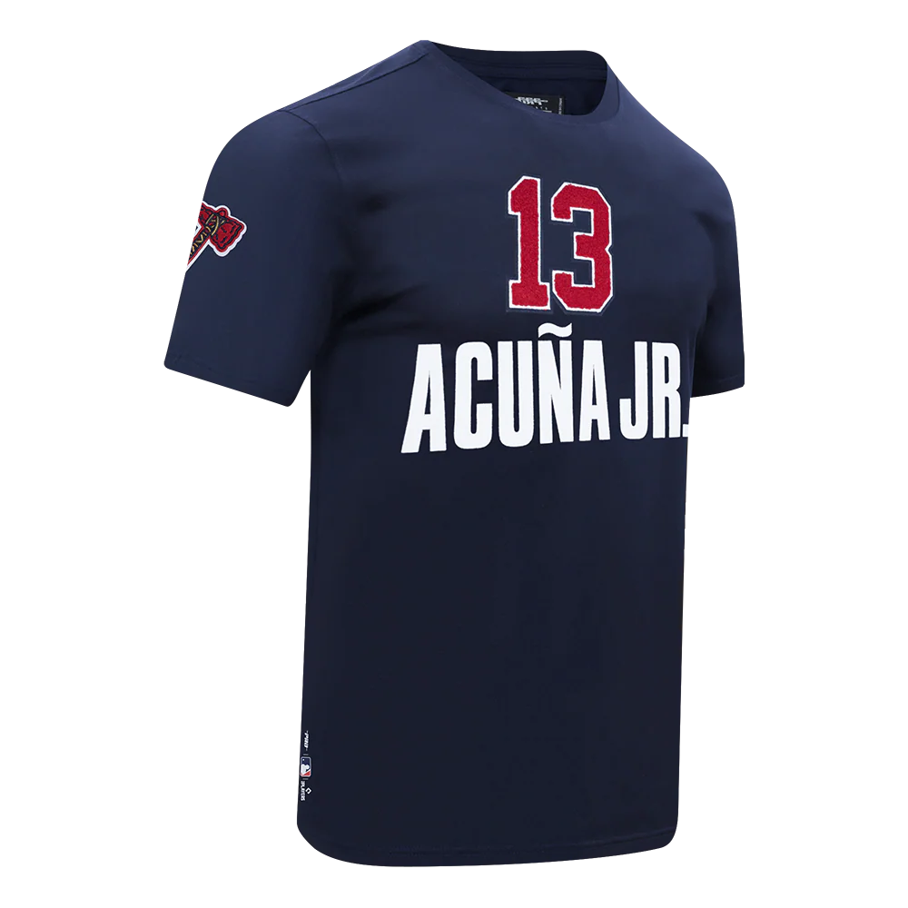 MLB ATLANTA BRAVES RONALD ACUNA JR. #13 CLASSIC MEN'S SINGLE JERSEY TOP