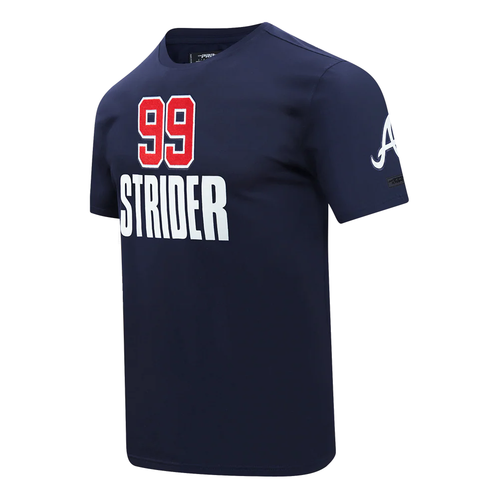MLB ATLANTA BRAVES SPENCER STRIDER #99 CLASSIC PLAYER NAME AND NUMBER MEN'S SINGLE JERSEY TOP