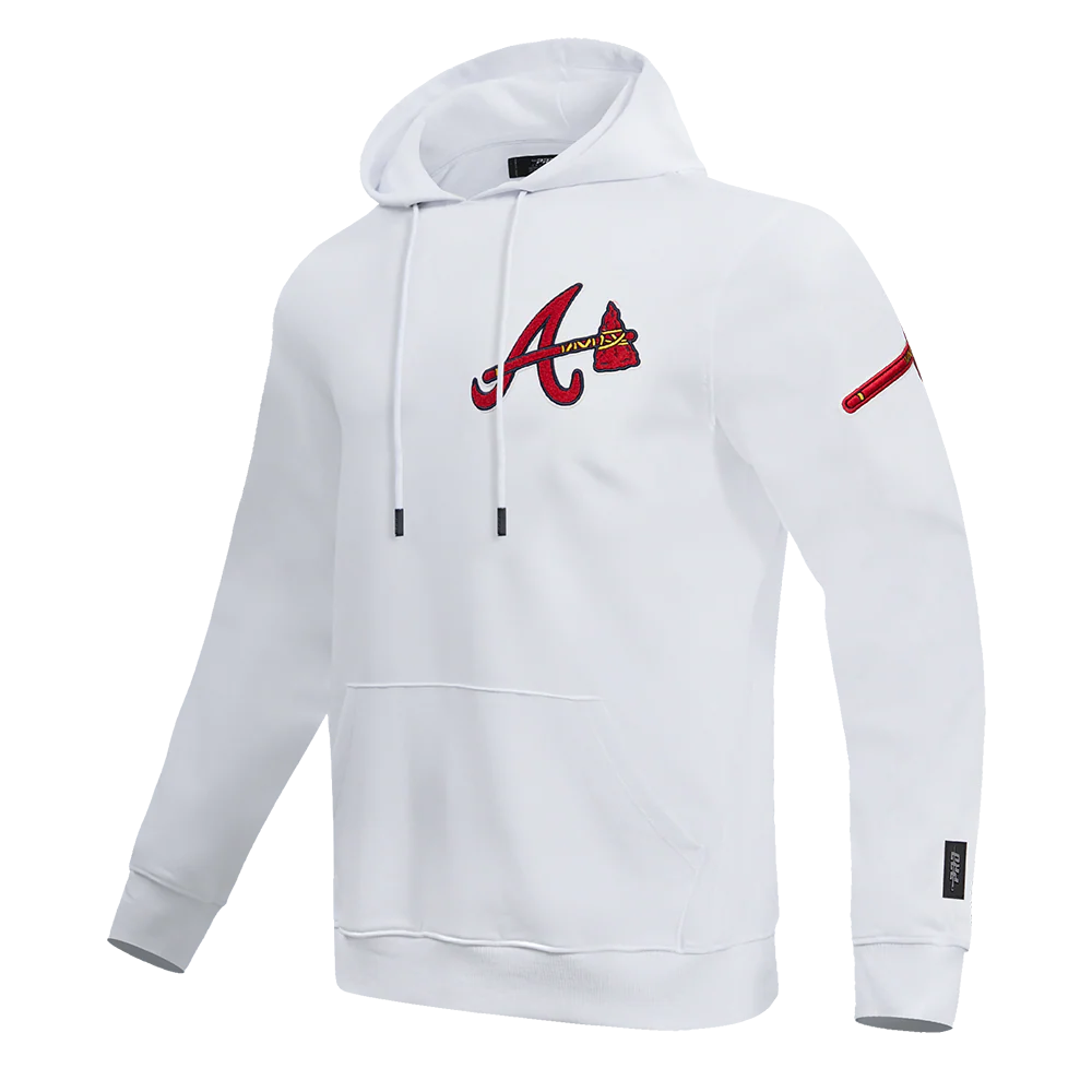 MLB ATLANTA BRAVES CLASSIC CHENILLE MEN'S PULLOVER HOODIE