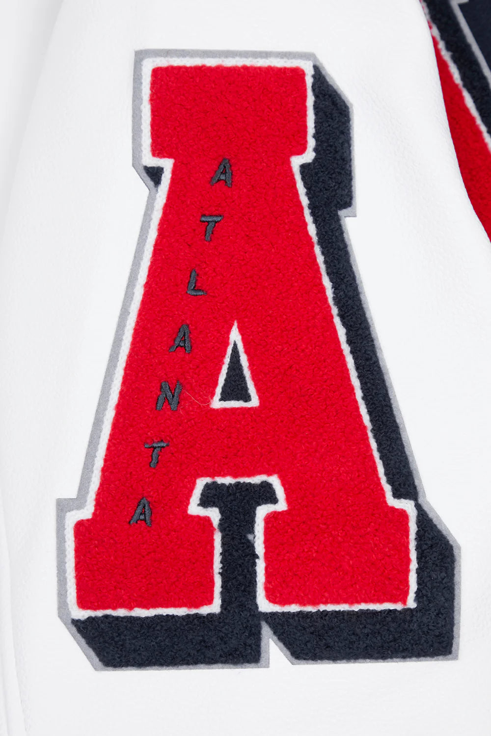 MLB ATLANTA BRAVES MASHUP MEN'S RIB WOOL VARSITY JACKET