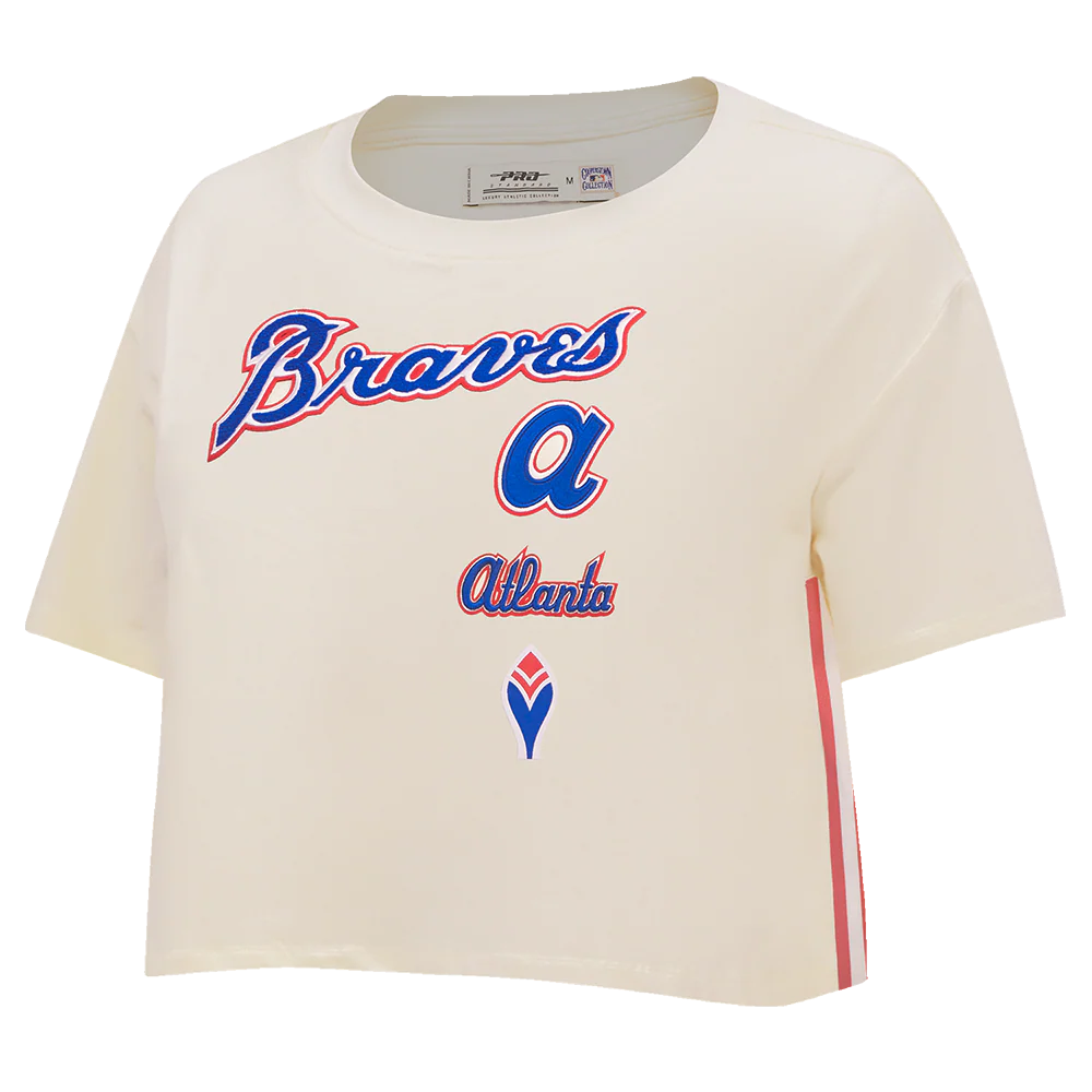 MLB ATLANTA BRAVES RETRO CLASSIC WOMEN'S BOXY TOP