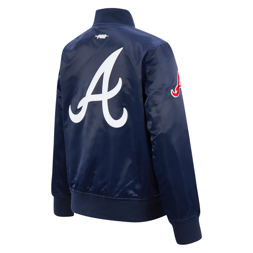 MLB ATLANTA BRAVES CLASSIC BIG BOYS SATIN JACKET